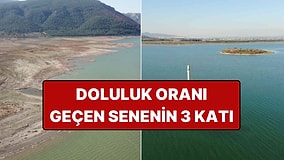 İzmir'in İçme Suyu Kaynağı Olan Barajın Doluluk Oranı Geçen Senenin 3 Katına Çıktı