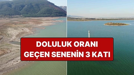 İzmir'in İçme Suyu Kaynağı Olan Barajın Doluluk Oranı Geçen Senenin 3 Katına Çıktı