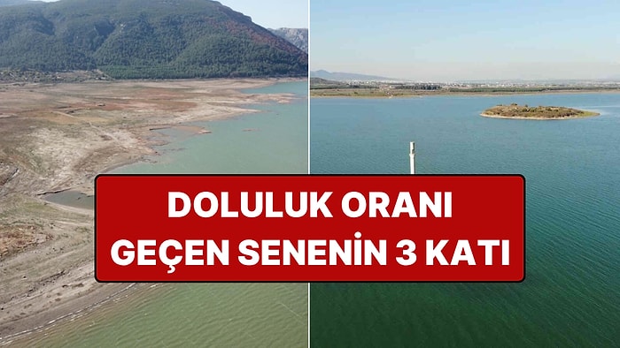 İzmir'in İçme Suyu Kaynağı Olan Barajın Doluluk Oranı Geçen Senenin 3 Katına Çıktı