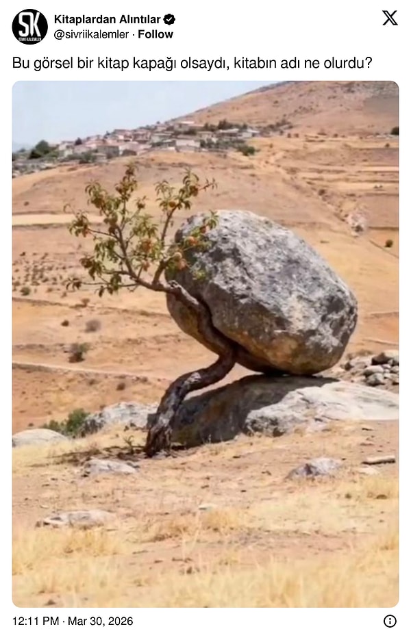 Bir kitap sayfasının paylaştığı bu görselle birlikte, herkes içindeki yazarı ortaya çıkardı.