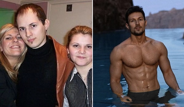 Ancak yıllar içinde Durov’un görünümü tamamen değişti.