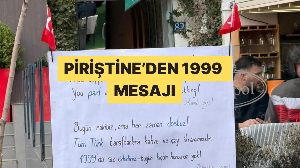 Maç Gününde Dostluk Manzaraları! Kosova'da Türk Taraftarlara Dostluk Mesajı