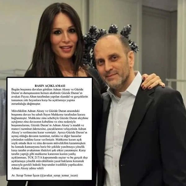 Ancak boşanma haberi ve yapılan bu açıklama sonrası taraflar arasındaki kriz daha da büyüdü.