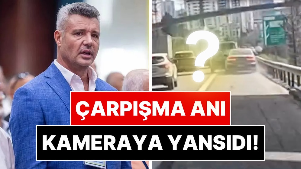 Sadettin Saran'ın Geçirdiği Trafik Kazasının Görüntüleri Ortaya Çıktı