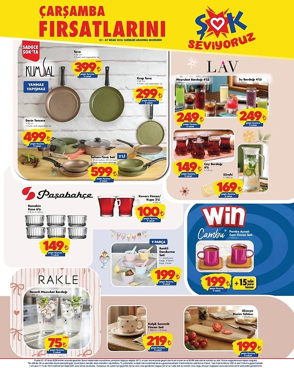 Kumsal Tava + Sahan Seti 599 TL