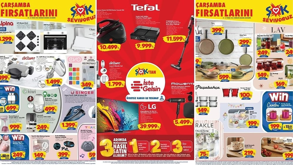 ŞOK'a Çay Kahve Makinesi Seti Geliyor! 1 Nisan 2026 ŞOK Aktüel Ürünler Kataloğu