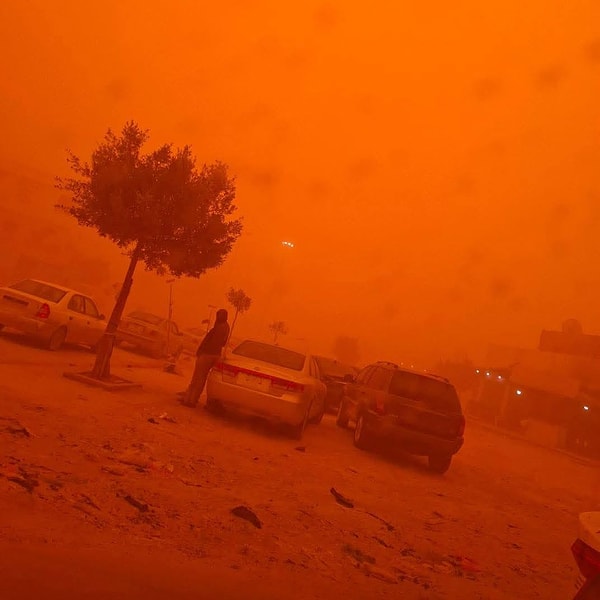 Libya kaynaklı toz fırtınası Türkiye’de de etkili olacak.