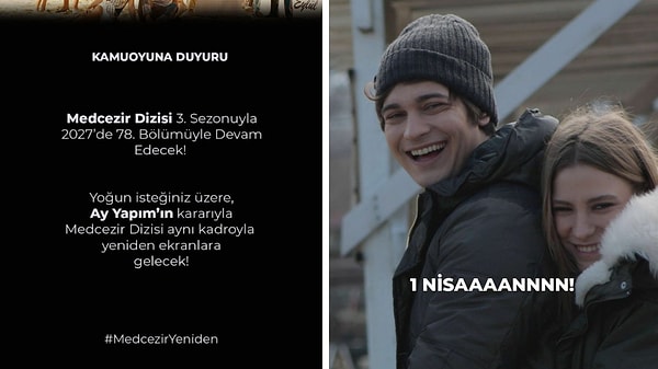 Medcezir'in geri döneceği iddiası 1 Nisan şakası çıktı!