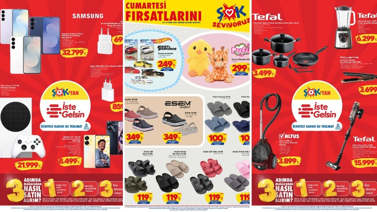 ŞOK'a Xbox Oyun Konsolu Geliyor! 4 Nisan 2026 ŞOK Aktüel Ürünler Kataloğu