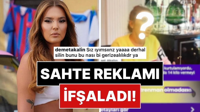Demet Akalın’dan Yapay Zeka Dolandırıcılarına Sert Tepki: Sahte Zayıflama Reklamını İfşa Etti!