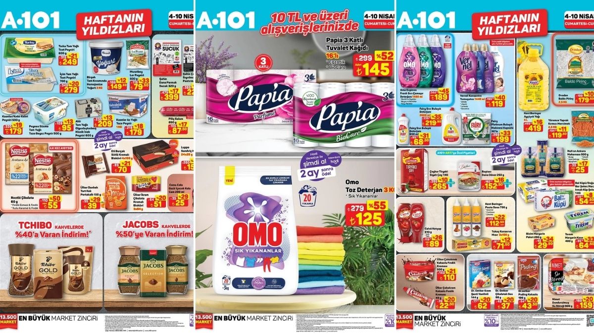 4 - 10 Nisan 2026 A101 Haftanın Yıldızları Kataloğu