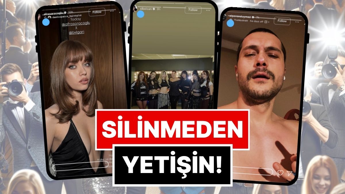 Silinmeden Yetişin: 28 Mart-4 Nisan'da Ünlülerin Paylaştığı "Kaçarsa Yazık Olur" Temalı Instagram Hikayeleri