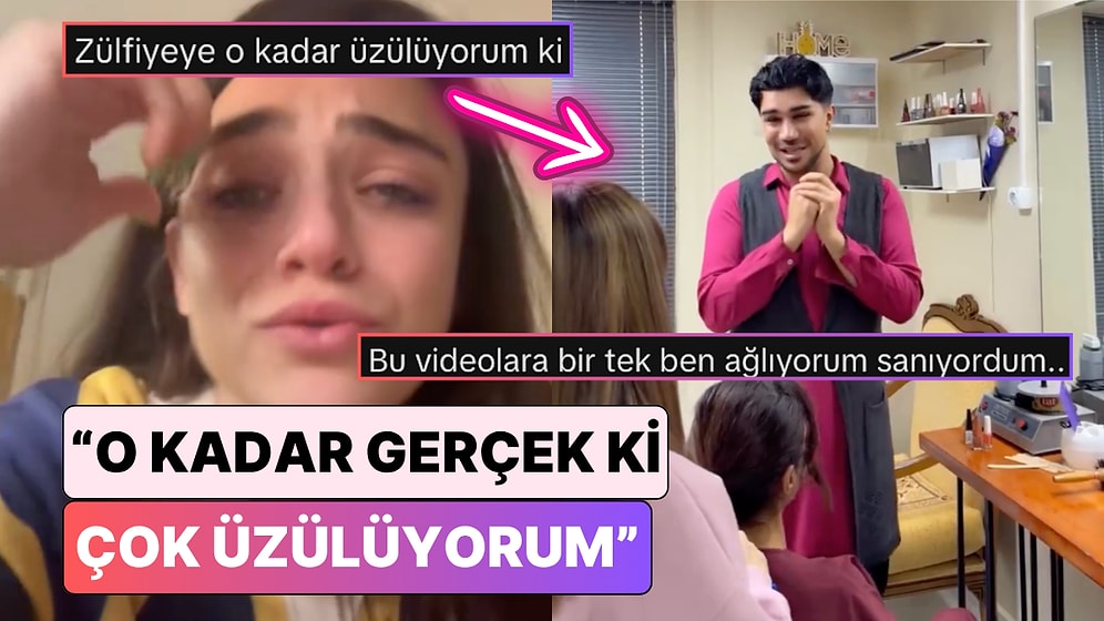 Bir TikTok Kullanıcısı Kadir Çete'nin Yarattığı "Zülfiye" Karakterini İzlerken Gözyaşlarını Tutamadı