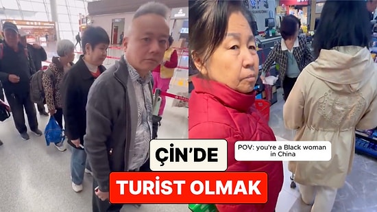 Çin'i Gezen Siyahi Bir Turist Gün Boyunca Karşılaştığı Tuhaf Bakışları Paylaştı