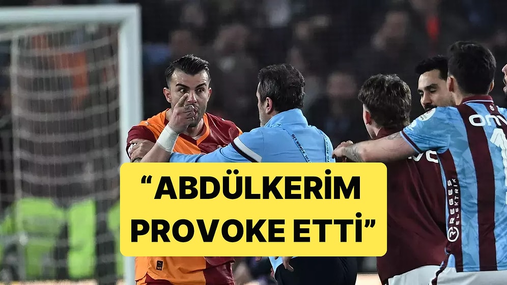 Trabzonspor Maç Sonunda Yaşananlar İçin Abdülkerim Bardakcı'yı Suçladı