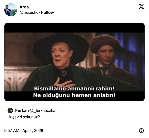 1. Harika bir çeviri 😂