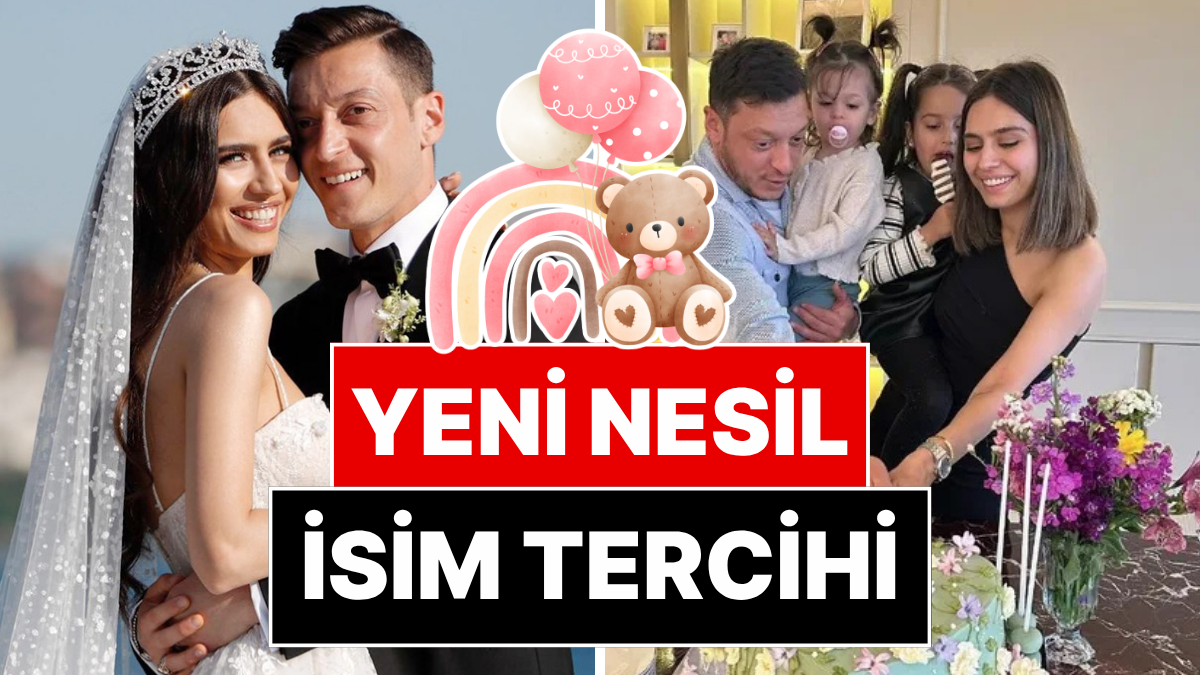 Mesut Özil ve Amine Özil Üçüncü Bebeklerini Kucağına Aldı
