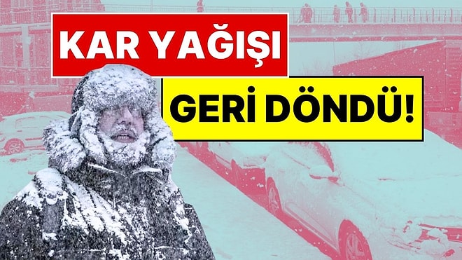 Çarşamba Gününe Dikkat! Kar Yağışı Geri Dönüyor: Meteoroloji 11 Şehir İçin Uyarı Yaptı