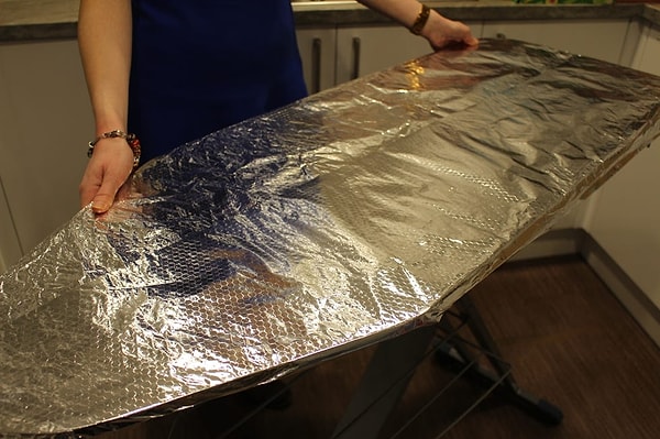 Alüminyum folyodan destek almak aklınıza geldi mi?