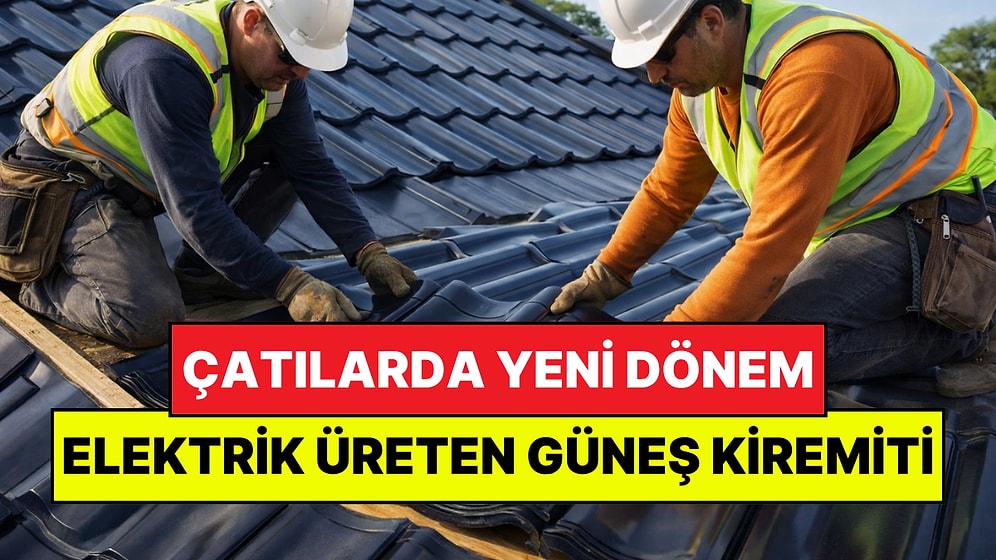 Çatılarda Yeni Dönem: Kendi Kendine Elektrik Üreten Güneş Kiremiti Geliştirildi