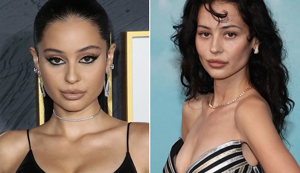 Gecede boy gösteren Alexa Demie ise görünümüyle tüm dikkatleri üzerine çekti.