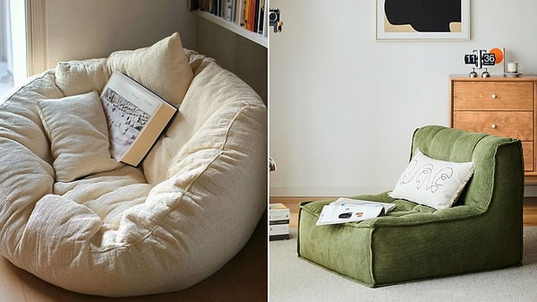 5. Puflar ve yumuşacık battaniyelerle konfor alanını bir üst seviyeye taşıyabilirsin.