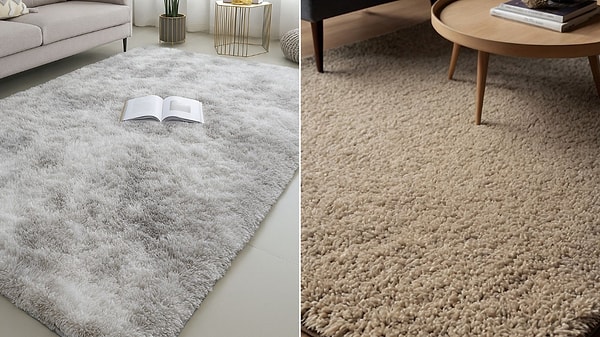 8. Yerlere sereceğin kalın halılarla hem yankıyı engelleyebilir hem de ortamı ısıtabilirsin.