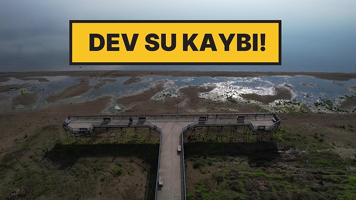 Barajlar Doldu Ama Bu Göl 300 Metre Geri Çekildi