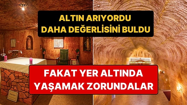 Sıcaktan Kaçmak İçin Yer Altında Yaşayan Kasaba!