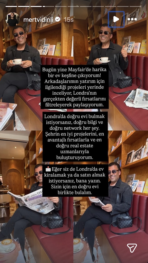 Mert Vidinli’nin son paylaşımlarında artık bambaşka bir alana yönelmesi dikkat çekti.