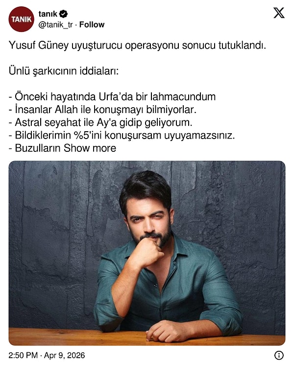 Yusuf Güney'in evren hakkında ikonik iddiaları👇🏻