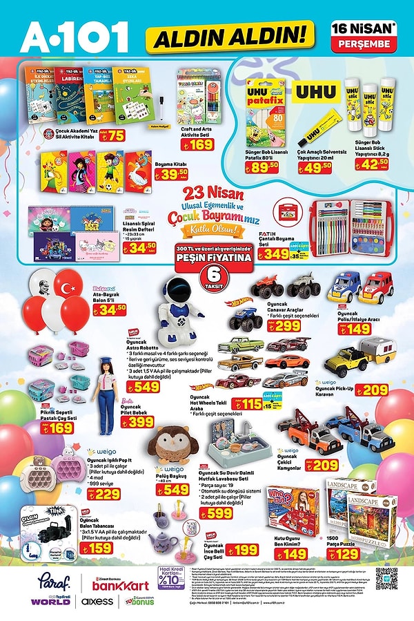 Oyuncak Balon Tabancası 159 TL