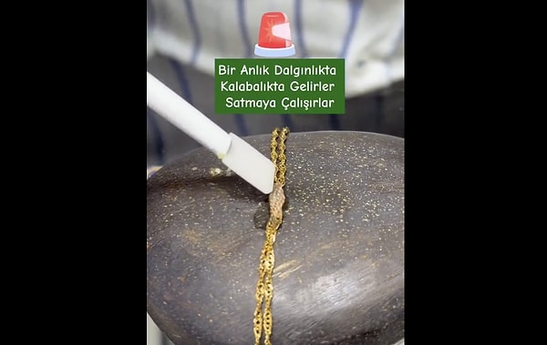 Altının sahte olduğu tam olarak nasıl anlaşılıyor?