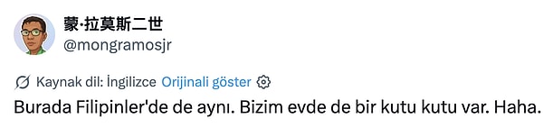 Filipinler'de de durum aynıymış.