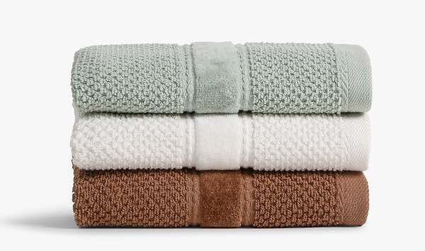 Banyonuza bahar tazeliği: Anna 3'lü El Havlusu Seti!