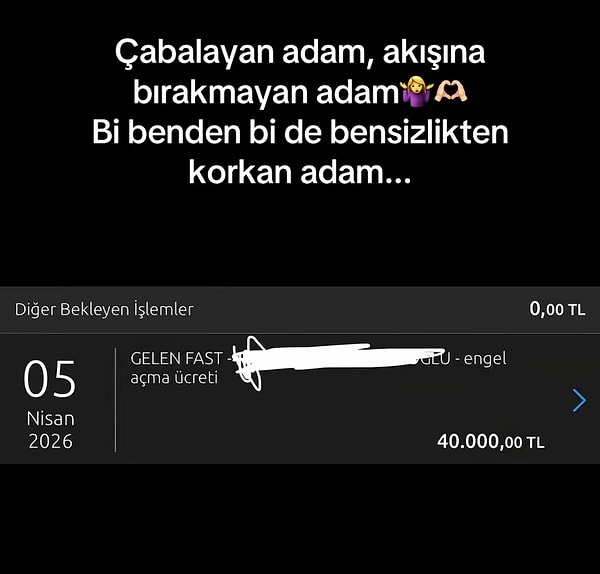 Viral olan paylaşım şöyle;