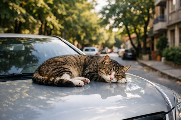Kediler doğuştan gelen bir avcı ve korunma içgüdüsüne sahiptir.