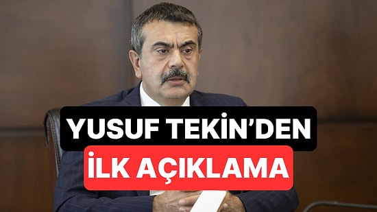 Milli Eğitim Bakanı Yusuf Tekin'den Şanlıurfa ve Kahramanmaraş Okul Saldırılarına Dair Açıklama