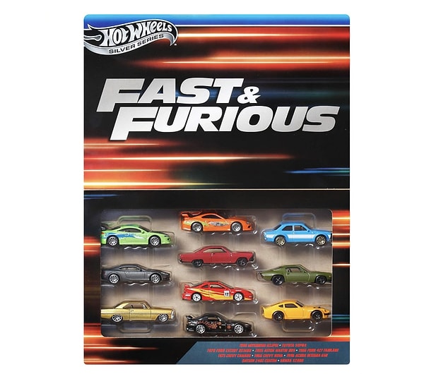 Hız tutkunlarına koleksiyonluk set: Fast & Furious 10'lu Paket!