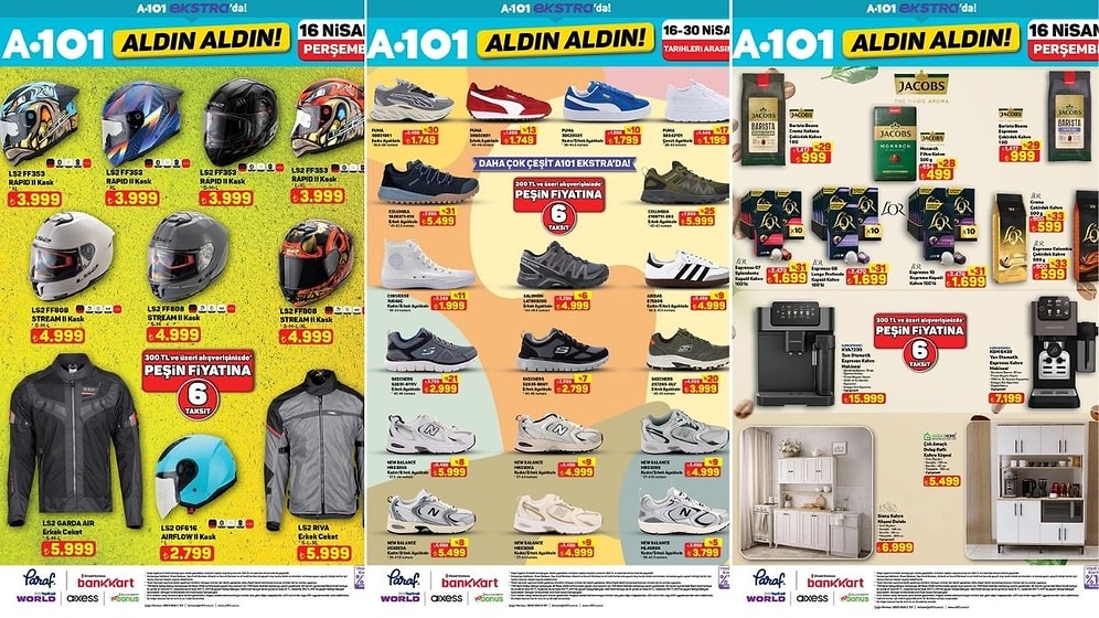 A101'e Mangallı Masa Geliyor! 16 Nisan 2026 A101 İnternete Özel Aldın Aldın Kataloğu