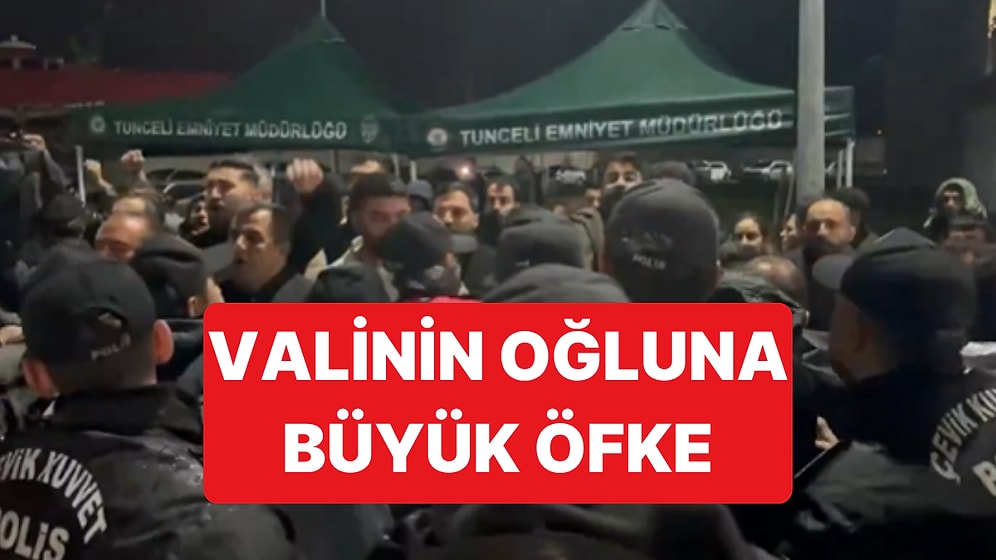 Eski Tunceli Valisi'nin Oğlu Mustafa Türkay Sonel Adliyeye Geldiğinde Olay Çıktı