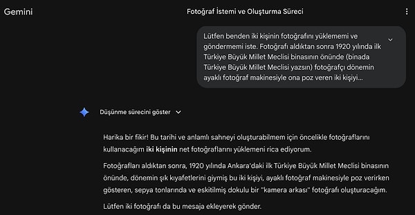 Ardından seçtiğiniz kullanıma tıklayın, doğrudan Gemini'a yönlendirileceksiniz!