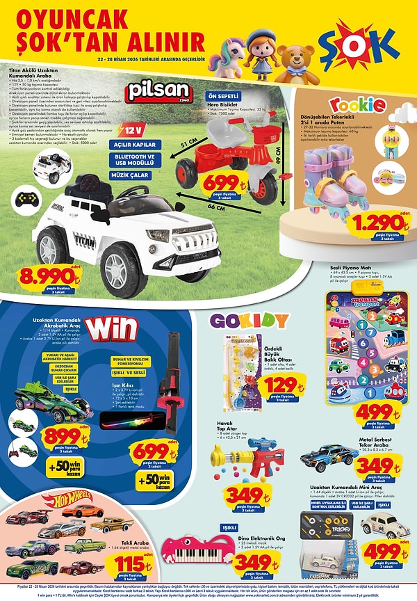 Pilsan Titan Akülü Uzaktan Kumandalı Araba 8.990 TL