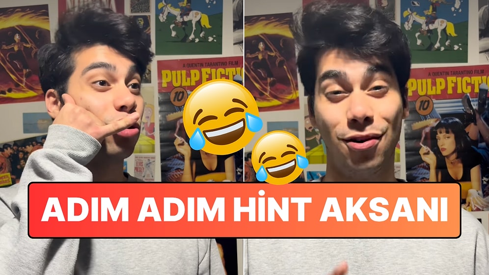 Bir İngilizce Öğretmeni Hint Aksanının Nasıl Yapılacağını Adım Adım Anlattı