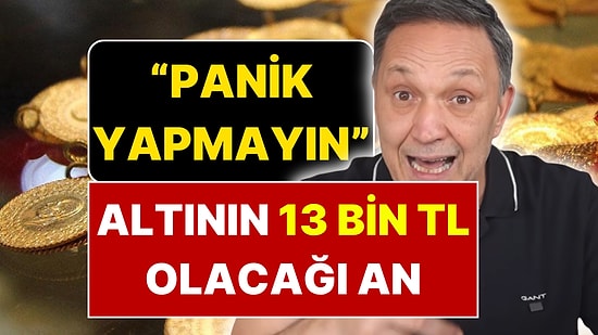 Ekonomist Selçuk Geçer’den “Gram Altın 13 Bin TL” Tahmini