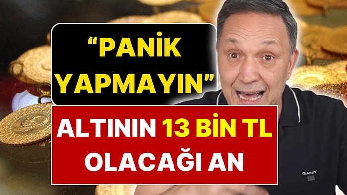 Ekonomist Selçuk Geçer’den “Gram Altın 13 Bin TL” Tahmini