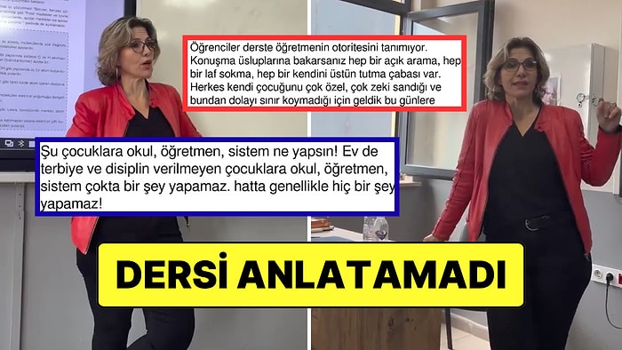 “1 Yıldır Ders İşleyemiyorum” Diyen Öğretmenin Sabote Edildiği Anlar Sosyal Medyayı Çileden Çıkarttı