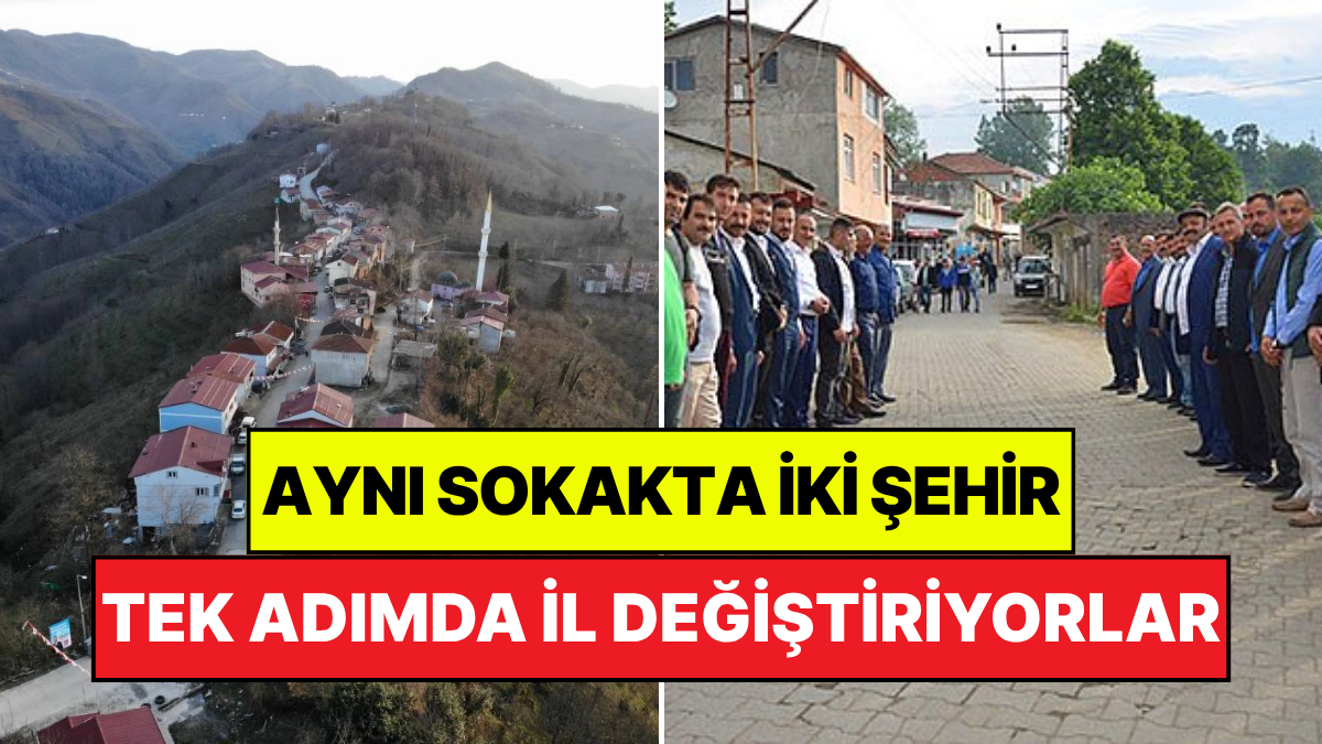 Bir Kaç Adımda İl Değiştiriyorlar: Bu Sokakta Şehir Dışına Çıkmak 2 Saniye Sürüyor!