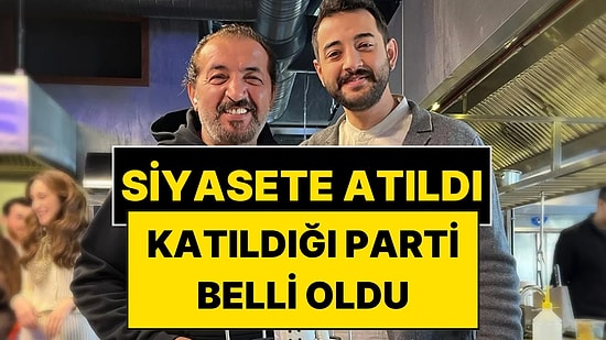 Mehmet Şef'in Oğlu Siyasete Girdi: Katıldığı Parti Twitter'dan Açıklama Yaptı