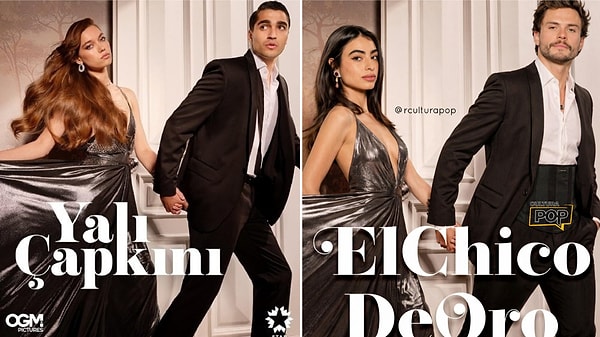 Yalı Çapkını'nın Meksika versiyonu geliyor! Orijinal ve Meksika versiyonu afişlerin birebir aynı olması gündem oldu.